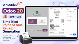 Odoo 20 Simplified Payment Receipt generation in Point of Sale screen | Point of Sale Module