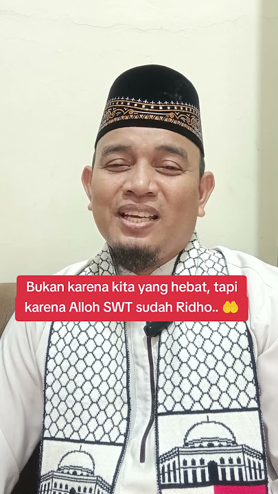 Alloh sdh ridho