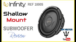 Infinty shallow mount 10" subwoofer review REF1000S