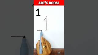 Easy Drawing With Numbers Simple Drawing Tricks For Beginners