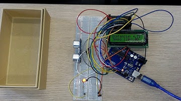 Mini projeto Arduino - Sensor Ultrassonico HC - SR04 com Display LCD 16x2