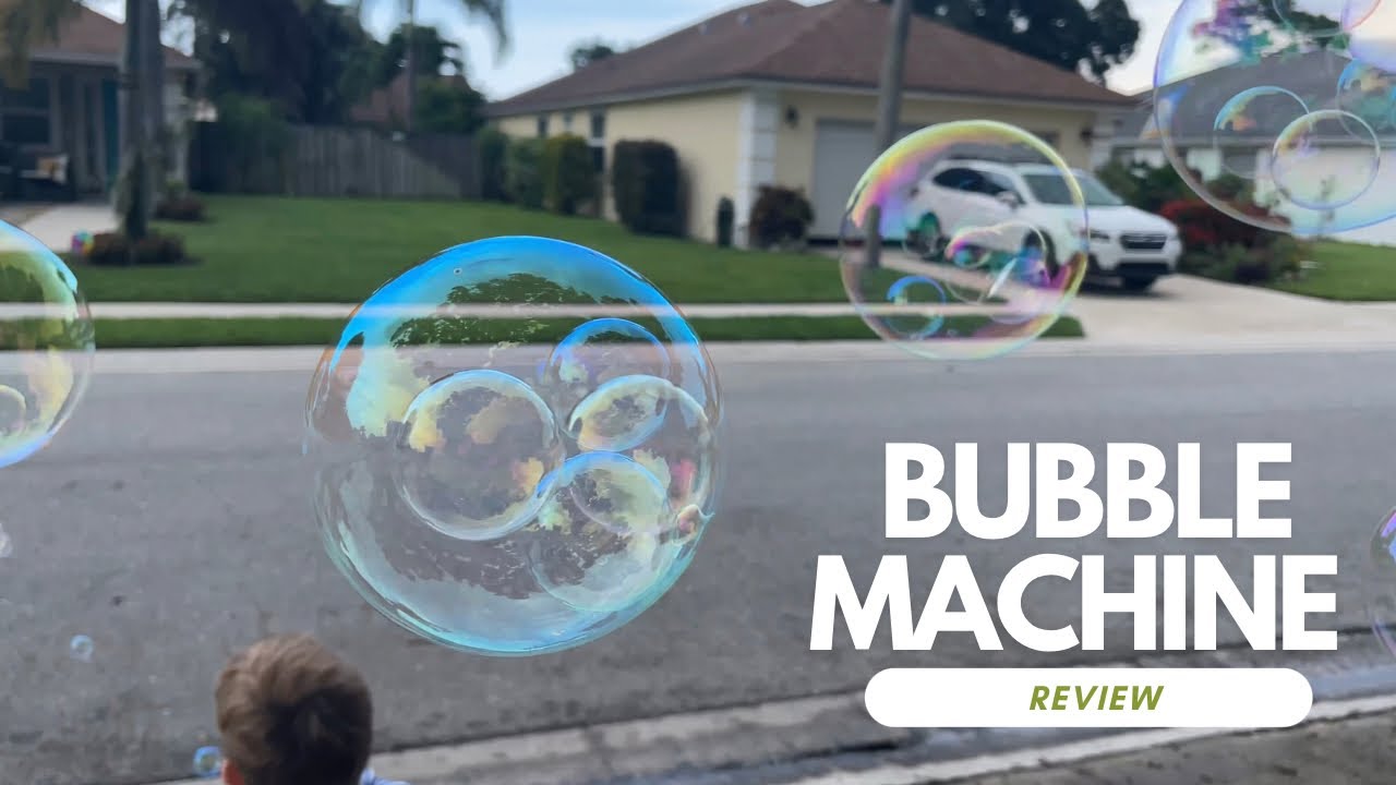 Bubble Machine Review YouTube