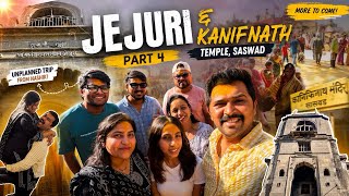 UNPLANNED TRIP PART 4 😱 | Jejuri Khandoba Darshan 🙏 | Kanifnath Temple Saswad | Family Travel Vlog screenshot 3