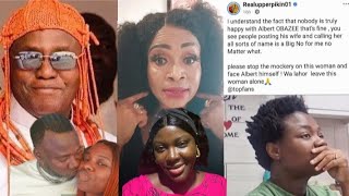 MUMMY SUZY VEX OUT FOR REALUPPERPIKIN OVER OGHIOBA MATTER OF ALBERT OBAZEE AND WIFE.