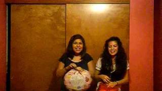 Selena And Maria With Helium