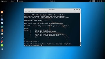 Mirror any website using HTTrack