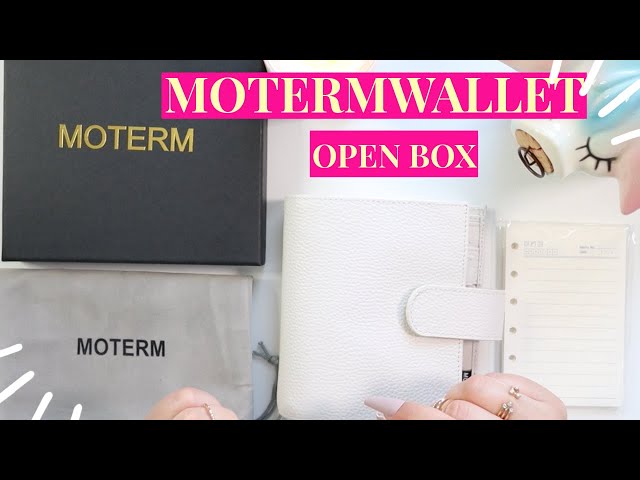 MOTERM DUPE UNBOXING  A7 Cash Envelope Wallet 