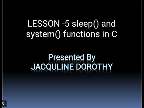 C Program | Blinking output | sleep() | system() | JDs BITS AND BYTES