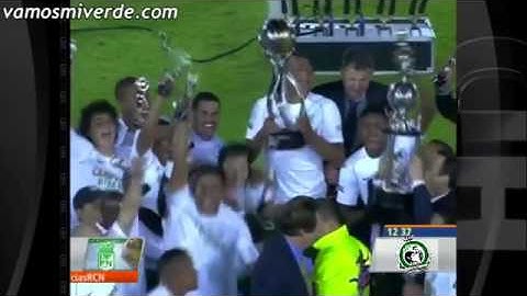 Así se festejó la Estrella 12  Atlético Nacional Campeón 2013   Apertura