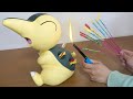 【粘土】背中から炎の出る等身大ヒノアラシを作ってみた[Life-size]【ポケモン】/Pokémon Clay Art