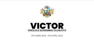 The Life and Legacy of Chief Dr. Victor Omololu Sowemimo Olunloyo (VOSO)