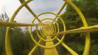 Absolutely INSANE Dive Loop Ultra Twister Roller Coaster POV CRAZY Rusutsu Resort Japan