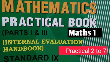 Vikas Mathematics Practical Book Class 9 Solution/ Maths 1/ Practical 2 to 7/Mathematics Easy Way
