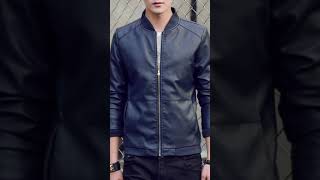 Make a Bold Style Statement with DIMUSI Mens Leather Jacket #shorts #fashion #style