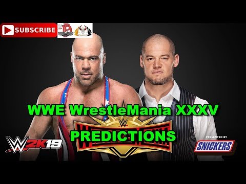 WWE WrestleMania 35  Kurt Angle vs  Baron Corbin Predictions WWE 2K19