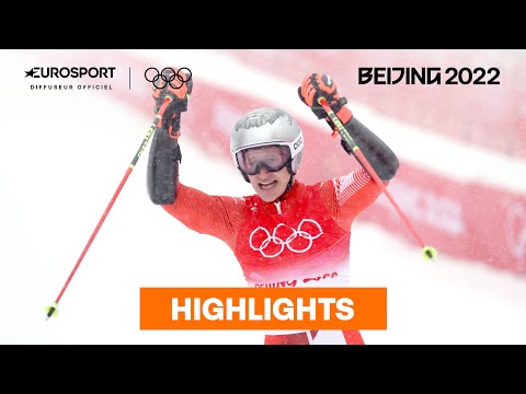 Odermatt se sublime sur la seconde manche du géant pour rafler l'or | Géant | JO 2022
