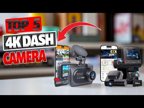 Top 5 Best 4K Dash Cams 2026 🚗 | Front & Rear, Night Vision, GPS & Parking Mode