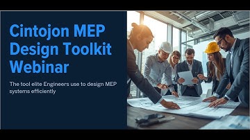 Cintojon MEP Design Toolkit Webinar