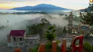 Ke indahan lampung barat di pagi hari yang di selimuti kabut 😍🤗