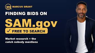 How to Find Government Contract Bids on SAM.gov (Beginner's Guide)