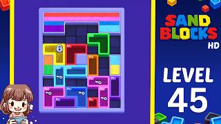 Sand Blocks Level 45 Solution Walkthrough
