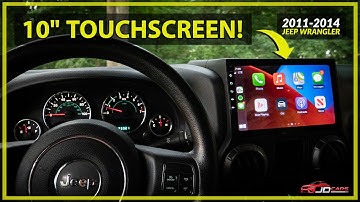 2011-2014 Jeep Wrangler 10" Touchscreen Installation // Apple CarPlay Compatible!