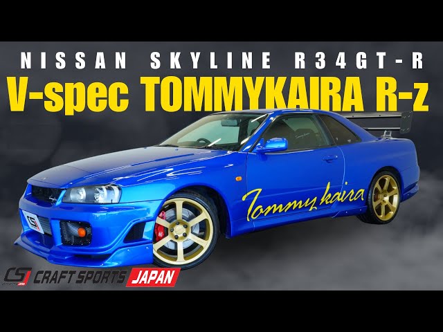 Nissan Skyline R34 GT-R V-spec TOMMYKAIRA R-z Bayside blue 