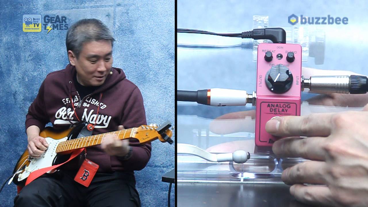 아이바네즈 Ibanez 이펙터 Analog Delay mini AD MINI - YouTube