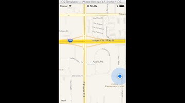 iOS7 Map Simulator Apple Cycle Ride