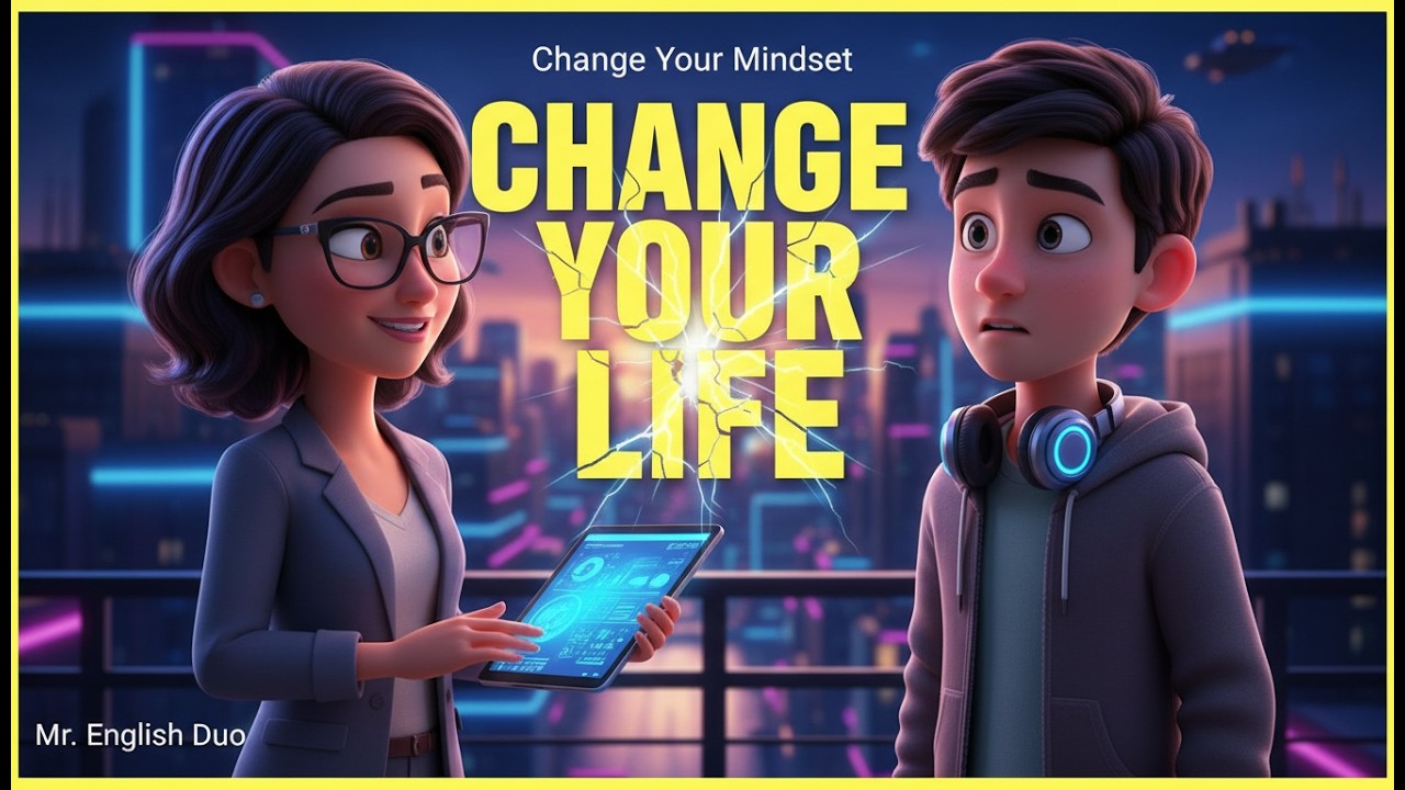 Change Your Mindset, Change Your Life | Real English Conversation A1–B1 Level