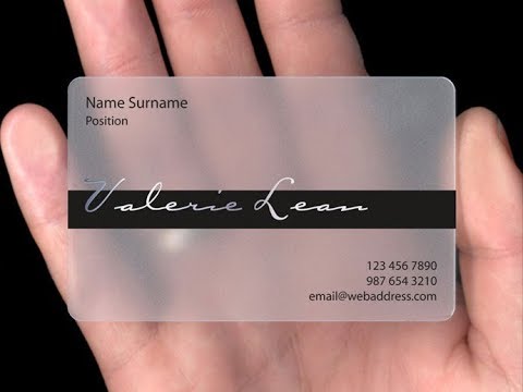 Transparent Business Cards - YouTube Transparent Business Cards - YouTube