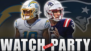 New England Patriots Vs Los Angeles Chargers LIVE Watch Party | Play-By-Play + Reactions