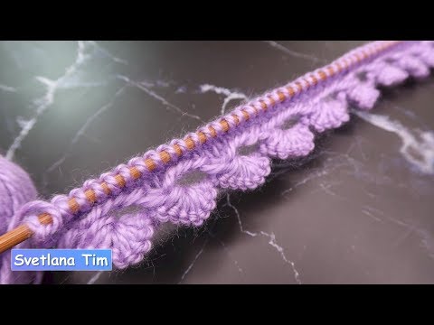 Видео уроки вязания узоров спицами и крючком
