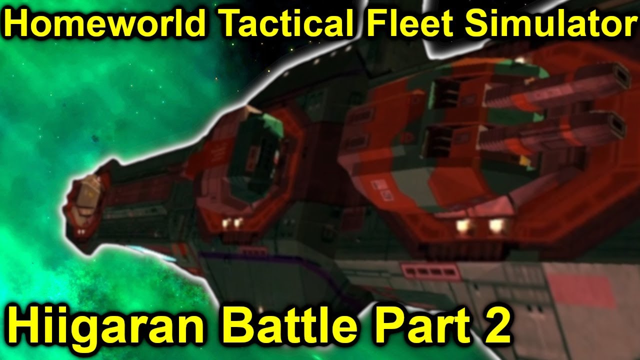 Building Captial Ships! | Homeworld Tactical Fleet Simulator | Hiigaran Battle Episode 2