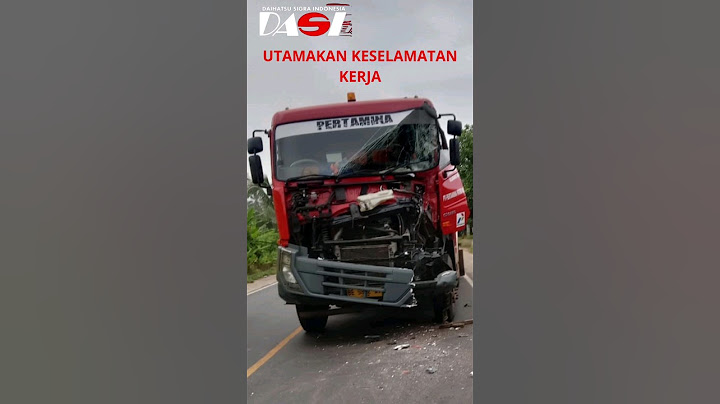 Kecelakaan mobil Tangki!Utamakan Keselamatan Kerja.SAFETY FIRST.#shorts