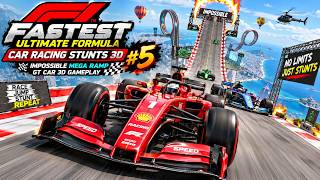 F1 Fastest Ultimate Formula Car Racing Stunts 3D - Impossible Mega Ramp GT Car 3D Gameplay #5 screenshot 4
