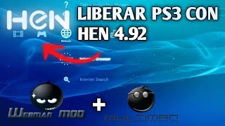 Installer HEN 4.92 PS3 HFW + MultiMan + WebMan