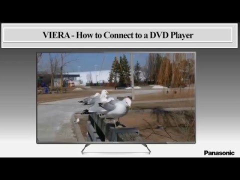 Panasonic VIERA - How to Connect to a DVD Player