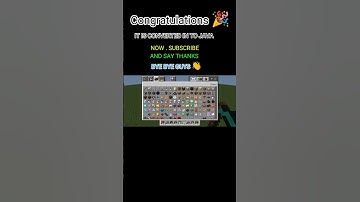 How to Convert Minecraft pocket Edition Into Java Edition #minecraft #shorts#viralshorts