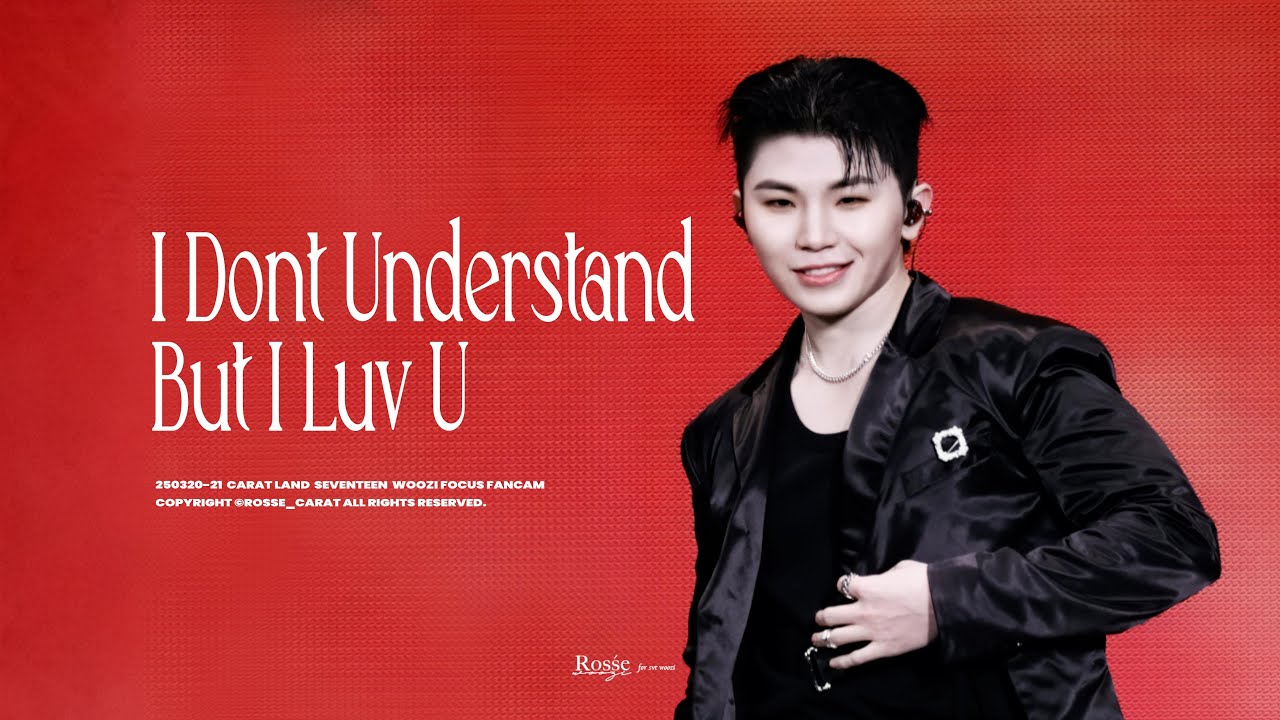 [4K] 250320-21 CARAT LAND ‘I Dont Understand But I Luv U’  - SEVENTEEN(세븐틴) (Multi ver./WOOZI Focus)