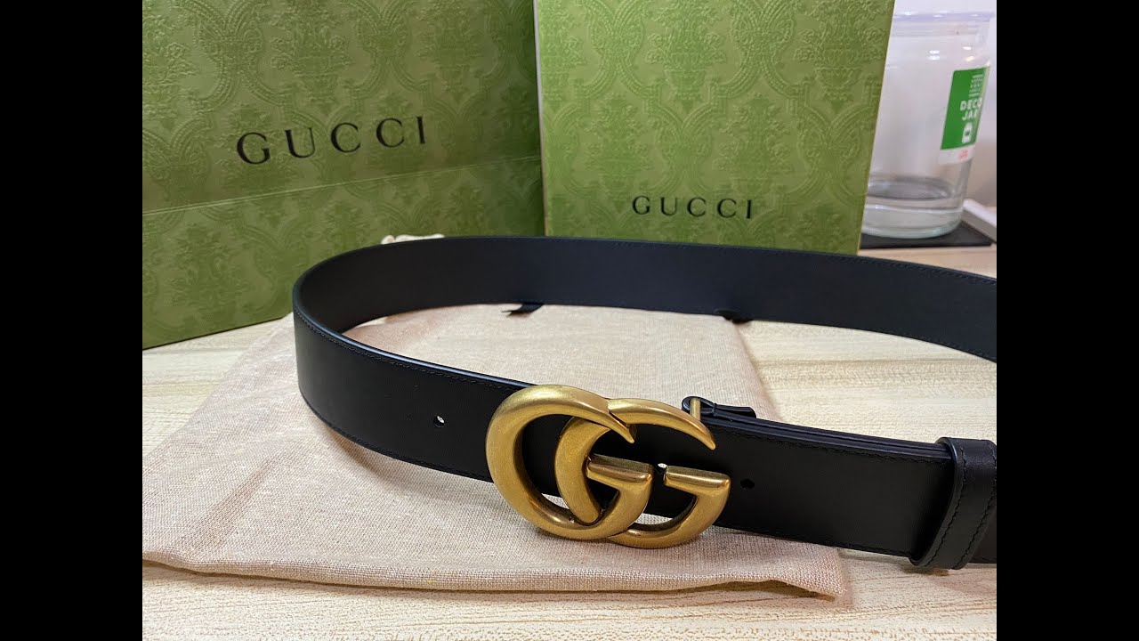 Gucci Belt Unboxing - Double G Buckle GG 