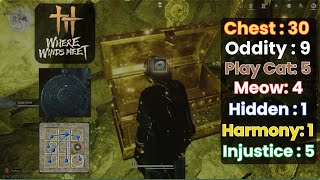 Guide 100% Ethereal Mountain (Chest, Cats, Oddity, Harmony, Hidden Path, Injustice) Where Winds Meet