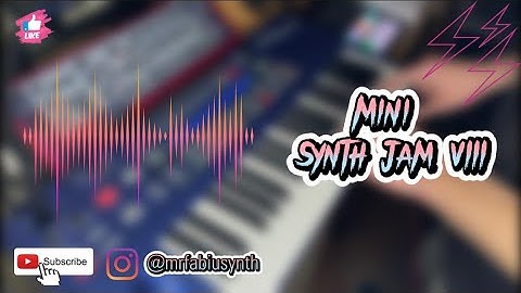 Mini Synth Jam VIII #dawless #synthwave #synthpop #circuittracks