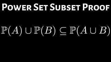 Power set Subset Proof: Union of Power Sets is contained in the Power Set of the Union