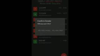 Smoking Log - Quick log smoke screenshot 1