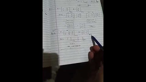 Operations on matrices part 2