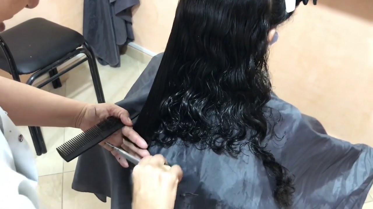 تعليم قص الشعر بطريقة  احترافية ومبسطة coupe carrée simple للمبتدئين في الحلاقة