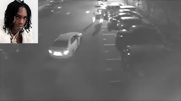 YNW MELLY drive by shooting of his two BESTFRIENDS CCTV footage