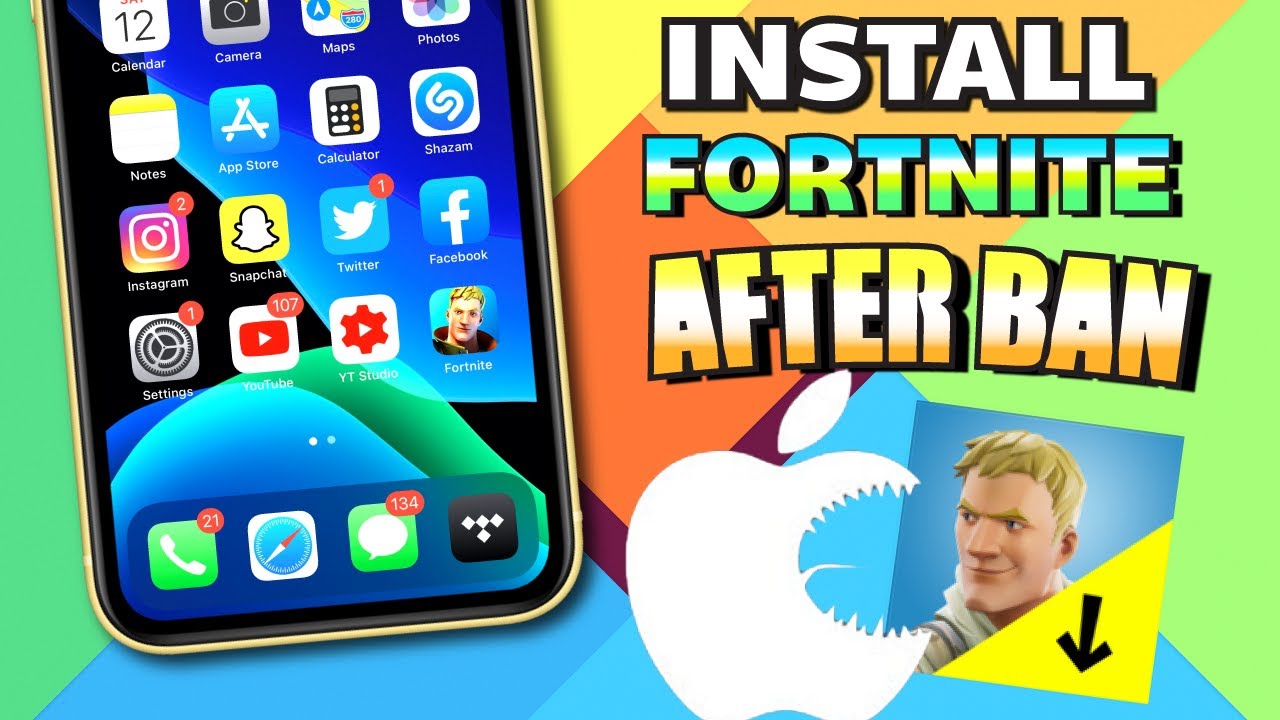 How To Get Install Fortnite On Ios After App Store Ban Easy No Jailbreak Iphone Ipad Ipod Youtube