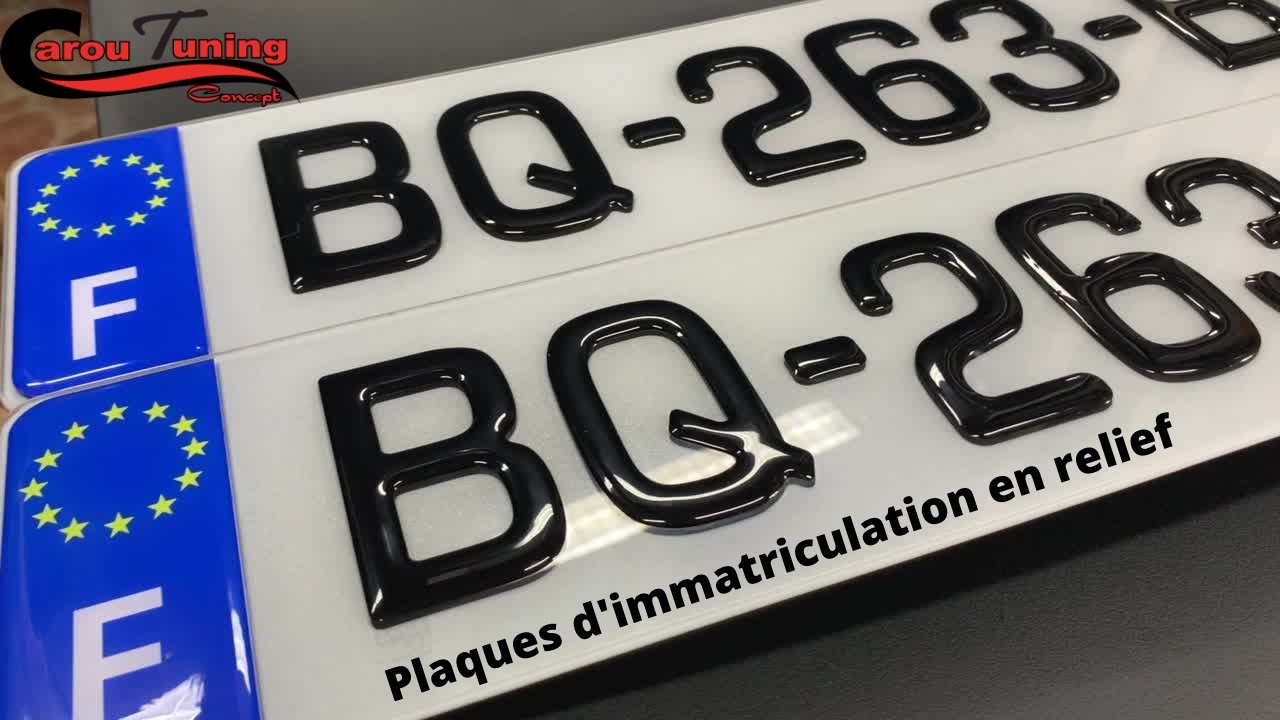 Plaques D'immatriculation Perso Plexiglass 35 Ou 56 Avec Logo Département